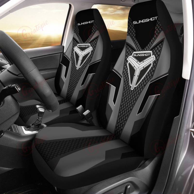 Slingshot TNC Car Seat Cover (Set of 2) Ver 1 (Black)
