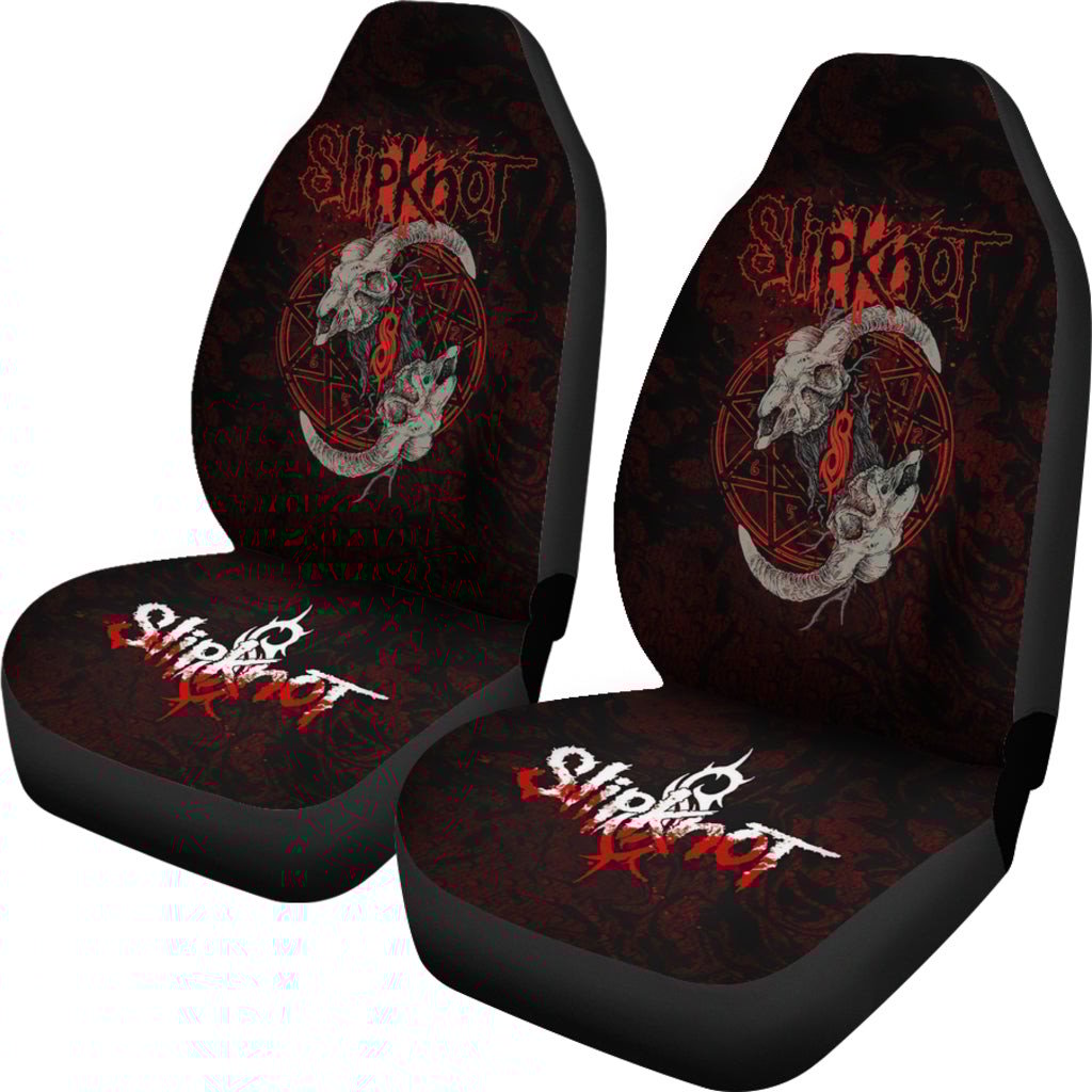 Slipknot Heavy Metal Band Car Seat Covers 0701 - Famjoys Slipknot Heavy Metal Band Car Seat Covers 0701 - Famjoys