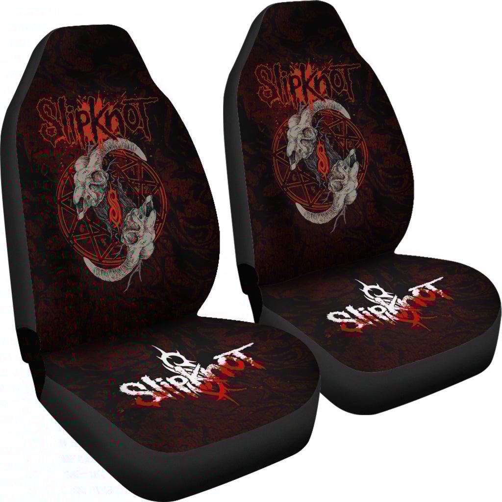 Slipknot Heavy Metal Band Car Seat Covers 0701 - Famjoys Slipknot Heavy Metal Band Car Seat Covers 0701 - Famjoys