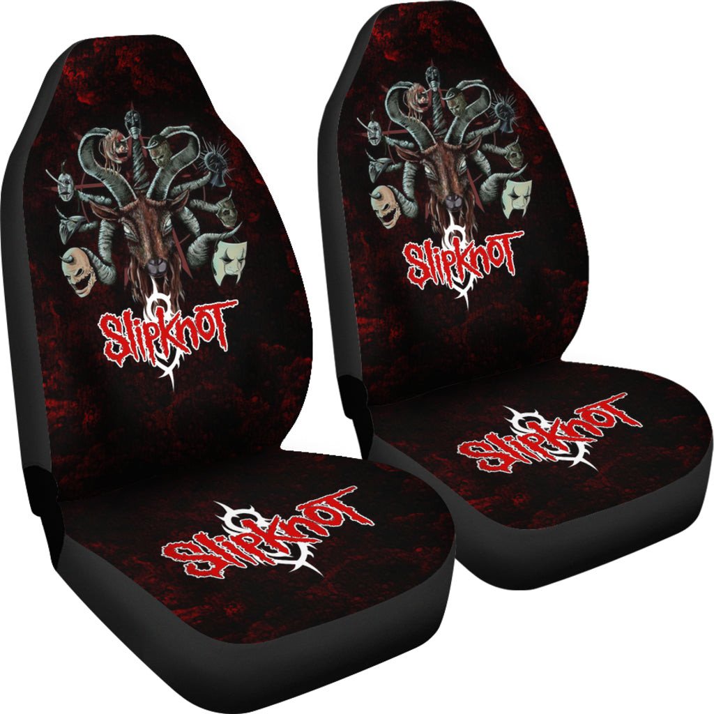 Slipknot Heavy Metal Band Car Seat Covers 0703 - Famjoys Slipknot Heavy Metal Band Car Seat Covers 0703 - Famjoys