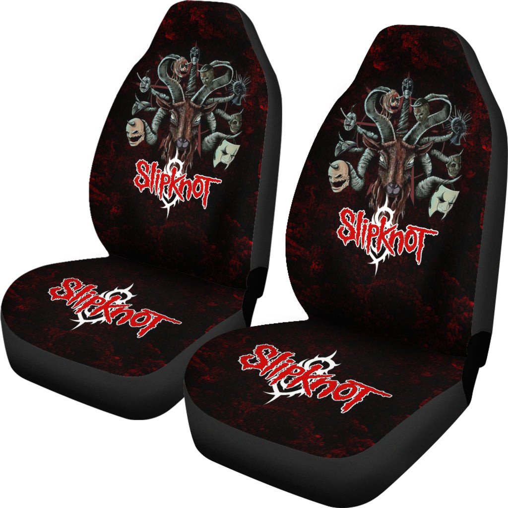 Slipknot Heavy Metal Band Car Seat Covers 0703 - Famjoys Slipknot Heavy Metal Band Car Seat Covers 0703 - Famjoys