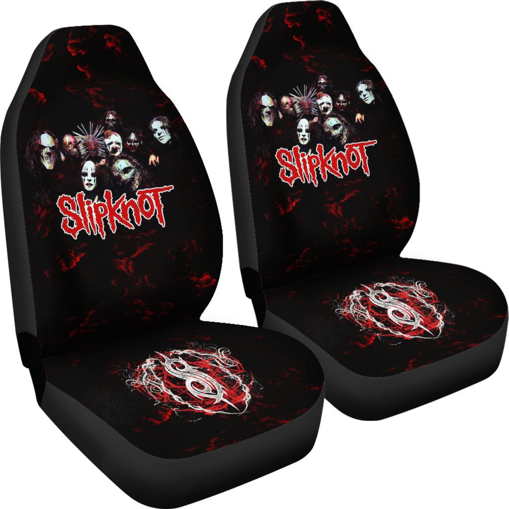 Slipknot Heavy Metal Band Car Seat Covers 0704 - Famjoys Slipknot Heavy Metal Band Car Seat Covers 0704 - Famjoys