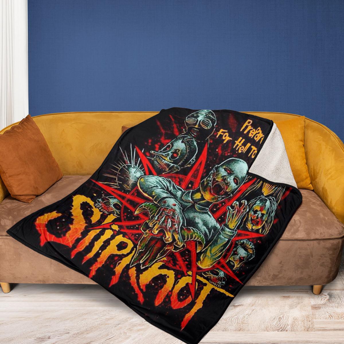 Slipknot Music Band Fan Gift, Slipknot Prepare For Hell Tour Comfy Sofa Throw Blanket Gift - Famjoys Slipknot Music Band Fan Gift, Slipknot Prepare For Hell Tour Comfy Sofa Throw Blanket Gift - Famjoys