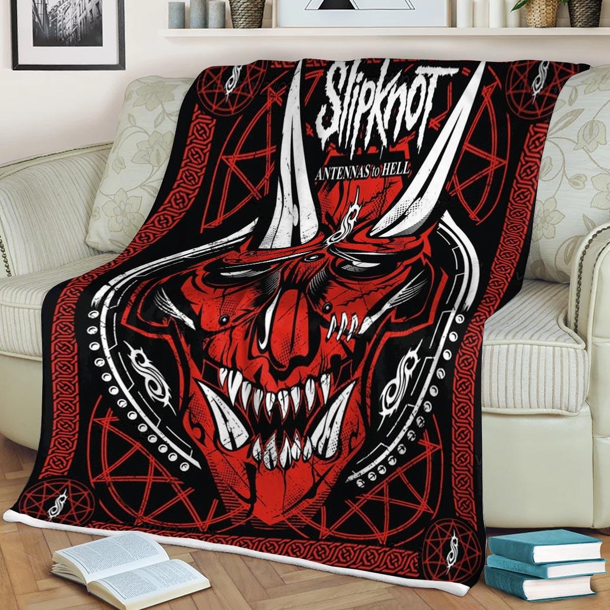 Slipknot Rock Band Fan Gift, Slipknot Antennas to Hell Comfy Sofa Throw Blanket Gift - Famjoys Slipknot Rock Band Fan Gift, Slipknot Antennas to Hell Comfy Sofa Throw Blanket Gift - Famjoys