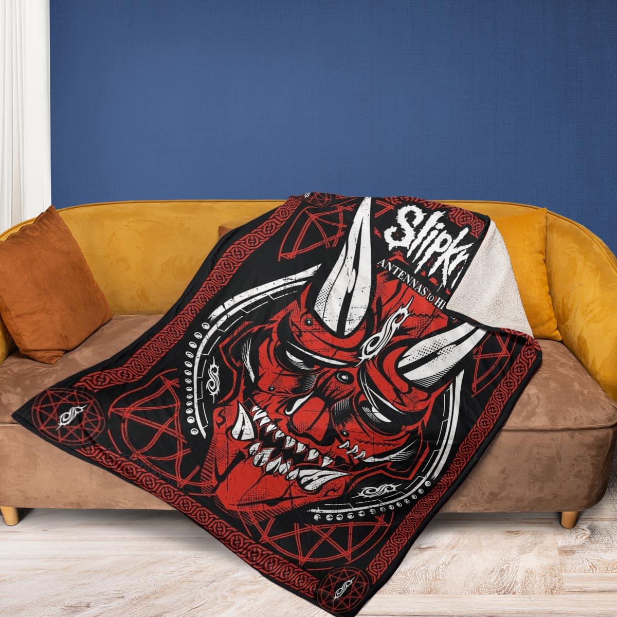 Slipknot Rock Band Fan Gift, Slipknot Antennas to Hell Comfy Sofa Throw Blanket Gift - Famjoys Slipknot Rock Band Fan Gift, Slipknot Antennas to Hell Comfy Sofa Throw Blanket Gift - Famjoys
