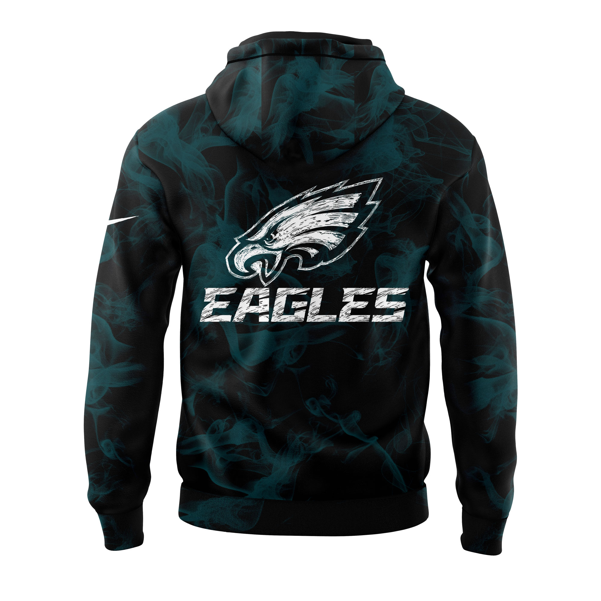 Smoker Midnight Green Philadelphia Eagles Super Bowl LIX Champions Lombardi Trophy Hoodie - Famjoys Smoker Midnight Green Philadelphia Eagles Super Bowl LIX Champions Lombardi Trophy Hoodie - Famjoys