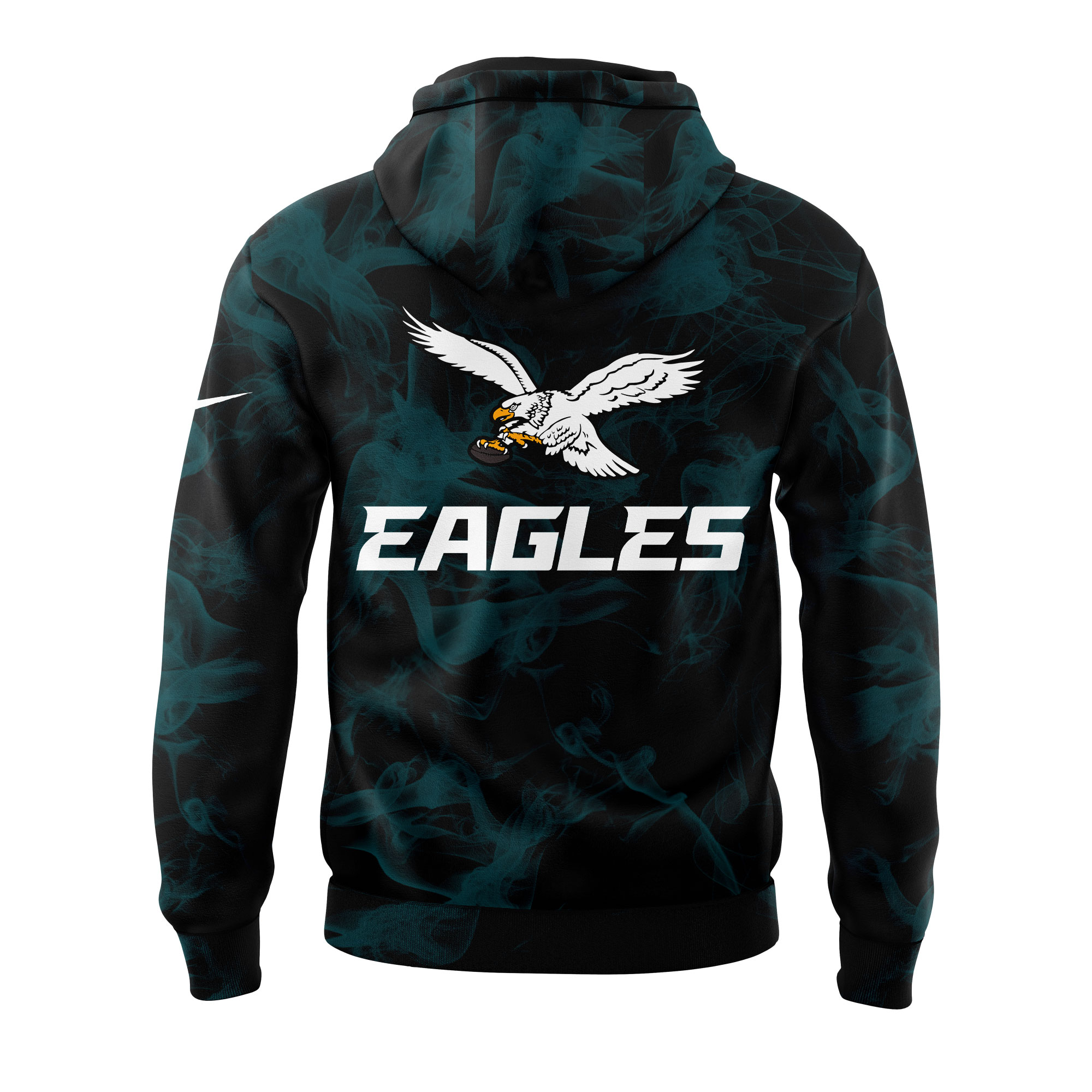 Smoker Midnight Green Philadelphia Eagles Super Bowl LIX Champions Lombardi Trophy Hoodie V2 - Famjoys Smoker Midnight Green Philadelphia Eagles Super Bowl LIX Champions Lombardi Trophy Hoodie V2 - Famjoys