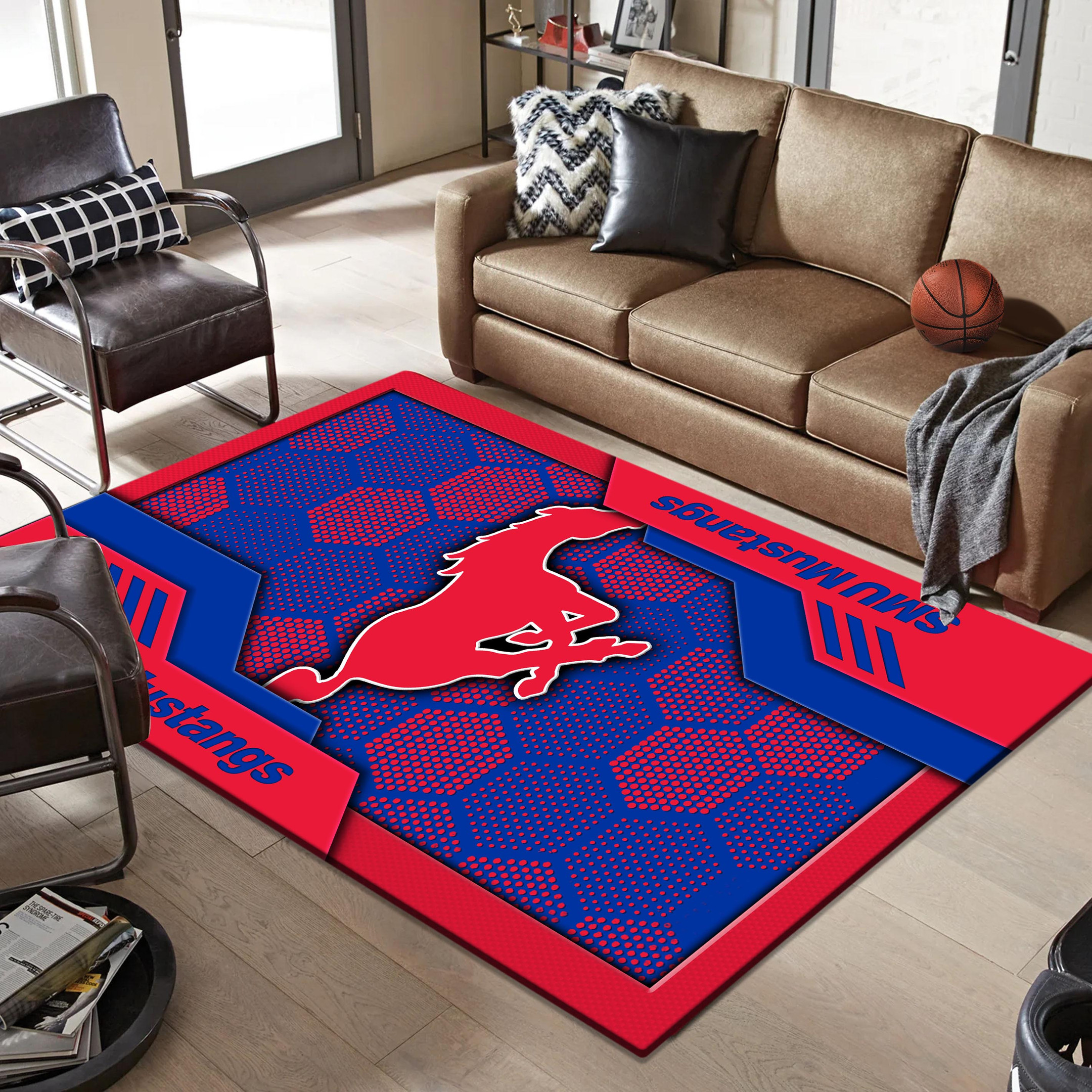 Smu Mustangs Area Rugs 38 - Famjoys Smu Mustangs Area Rugs 38 - Famjoys