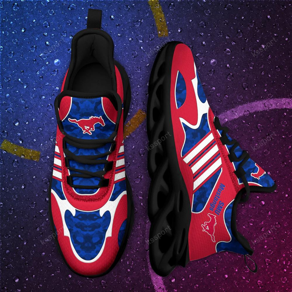 SMU Mustangs Max Soul Clunky, Camo Running Sneakers For Fan Ever - Famjoys SMU Mustangs Max Soul Clunky, Camo Running Sneakers For Fan Ever - Famjoys
