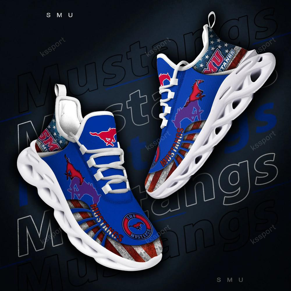 SMU Mustangs Max Soul Clunky Shoes - Famjoys SMU Mustangs Max Soul Clunky Shoes - Famjoys