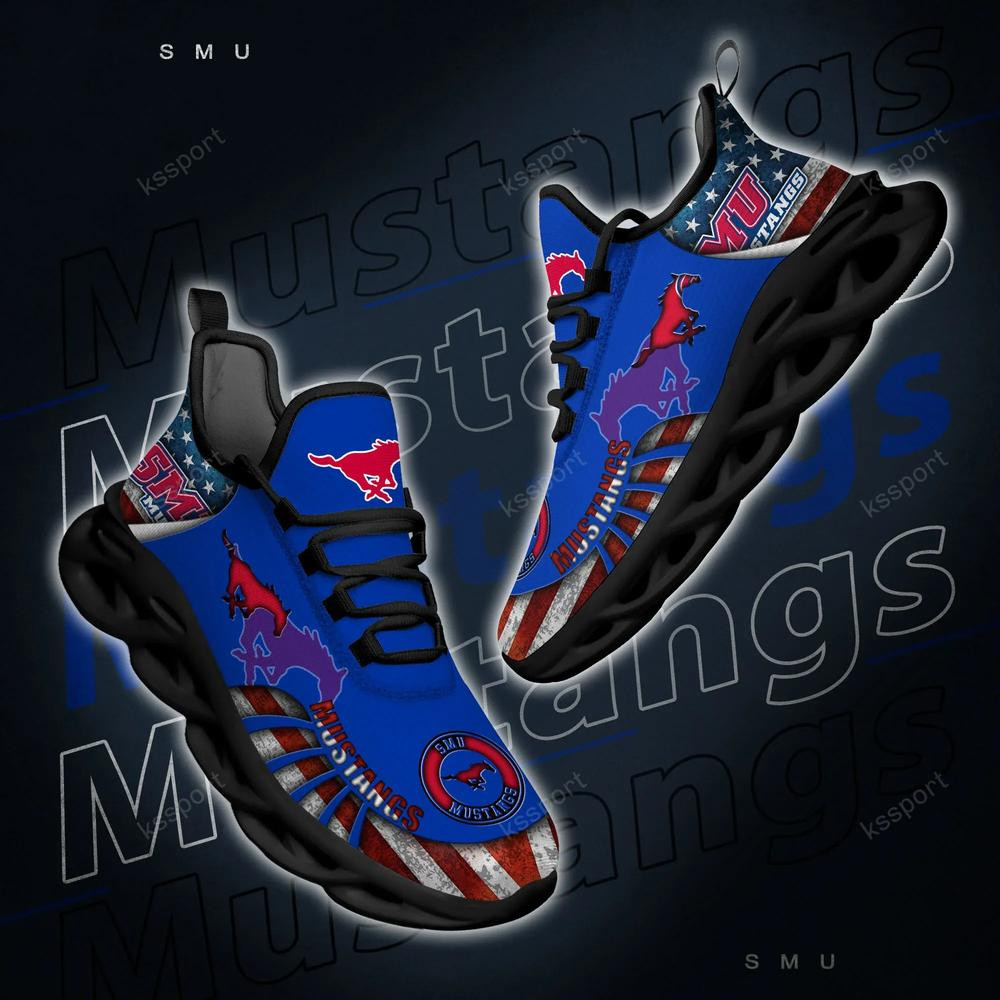SMU Mustangs Max Soul Clunky Shoes - Famjoys SMU Mustangs Max Soul Clunky Shoes - Famjoys