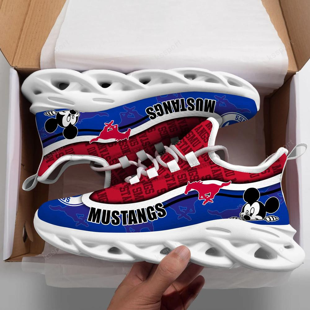 SMU Mustangs Max Soul Clunky Sneakers - Famjoys SMU Mustangs Max Soul Clunky Sneakers - Famjoys
