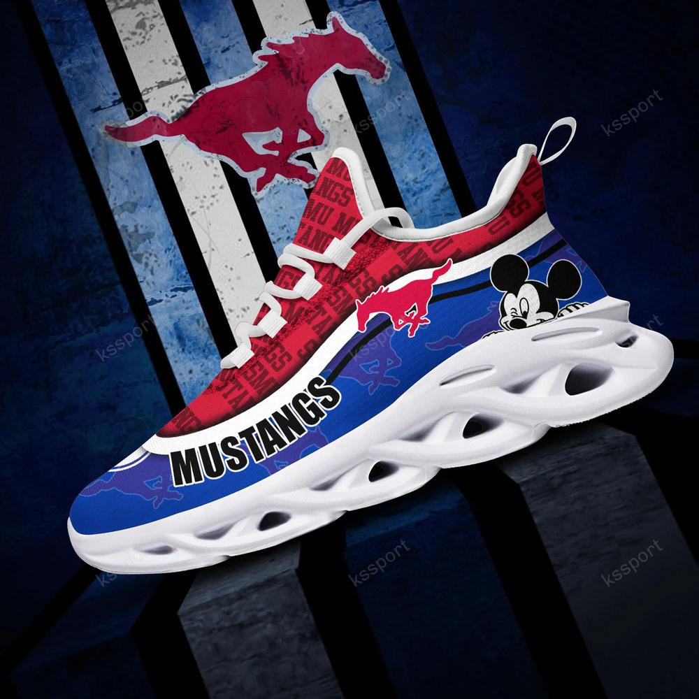 SMU Mustangs Max Soul Clunky Sneakers - Famjoys SMU Mustangs Max Soul Clunky Sneakers - Famjoys