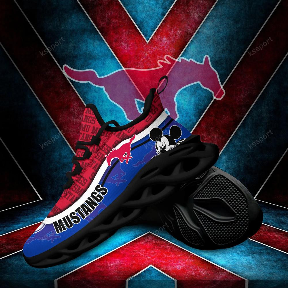 SMU Mustangs Max Soul Clunky Sneakers - Famjoys SMU Mustangs Max Soul Clunky Sneakers - Famjoys