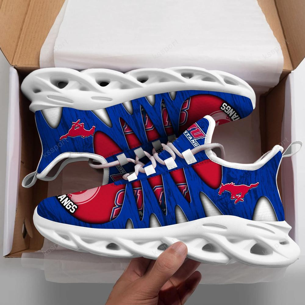 SMU Mustangs Max Soul Shoes, Running Sneakers - Famjoys SMU Mustangs Max Soul Shoes, Running Sneakers - Famjoys