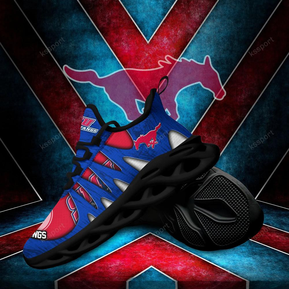 SMU Mustangs Max Soul Shoes, Running Sneakers - Famjoys SMU Mustangs Max Soul Shoes, Running Sneakers - Famjoys