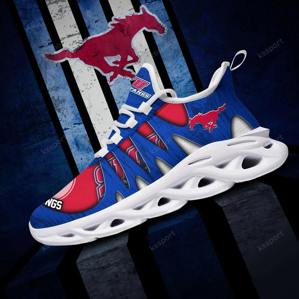 SMU Mustangs Max Soul Shoes, Running Sneakers - Famjoys SMU Mustangs Max Soul Shoes, Running Sneakers - Famjoys