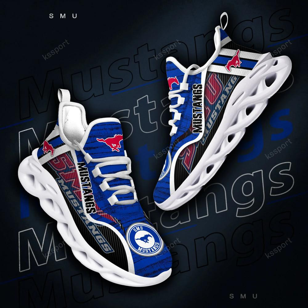 SMU Mustangs Personalized Max Soul Shoes 2022 - Famjoys SMU Mustangs Personalized Max Soul Shoes 2022 - Famjoys
