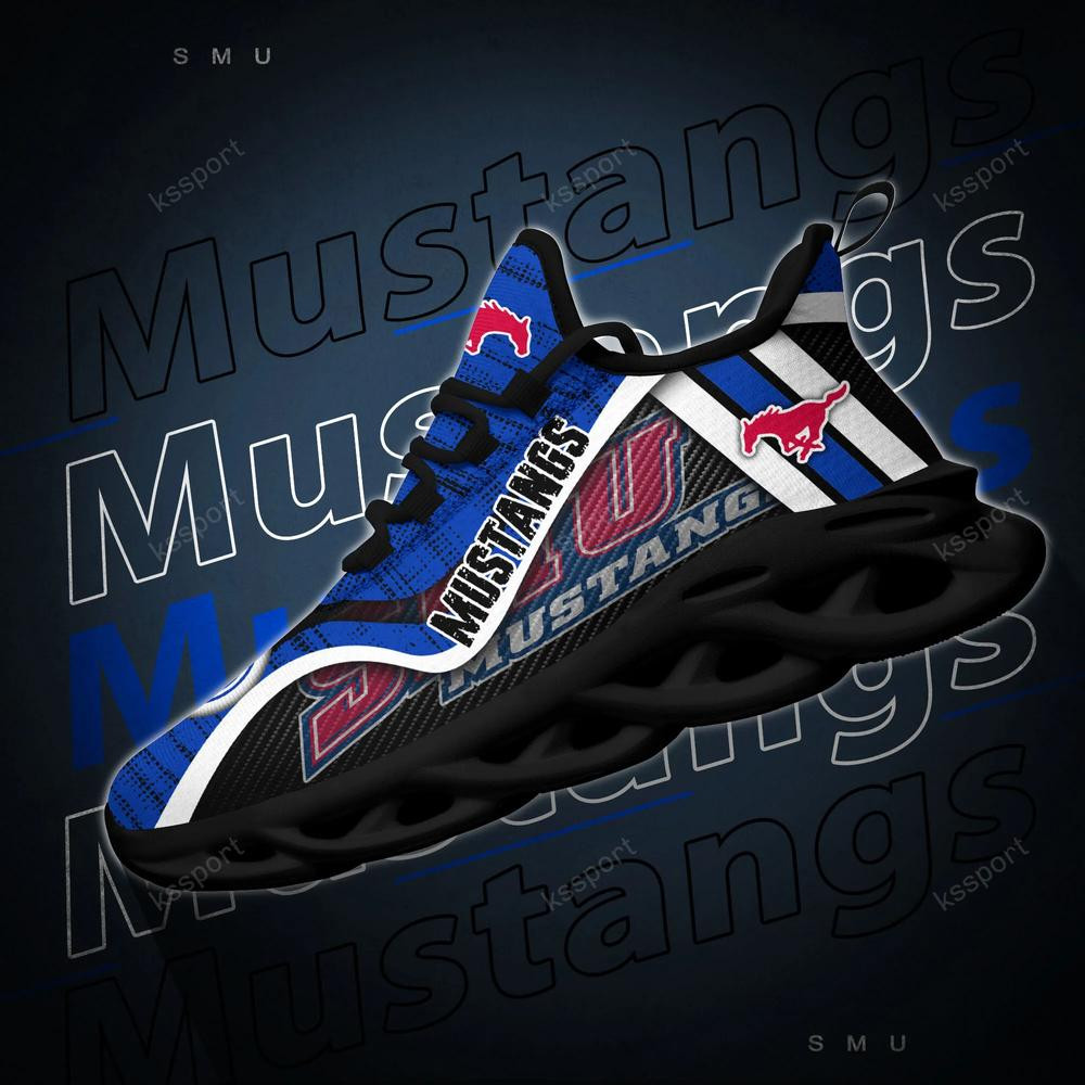 SMU Mustangs Personalized Max Soul Shoes 2022 - Famjoys SMU Mustangs Personalized Max Soul Shoes 2022 - Famjoys