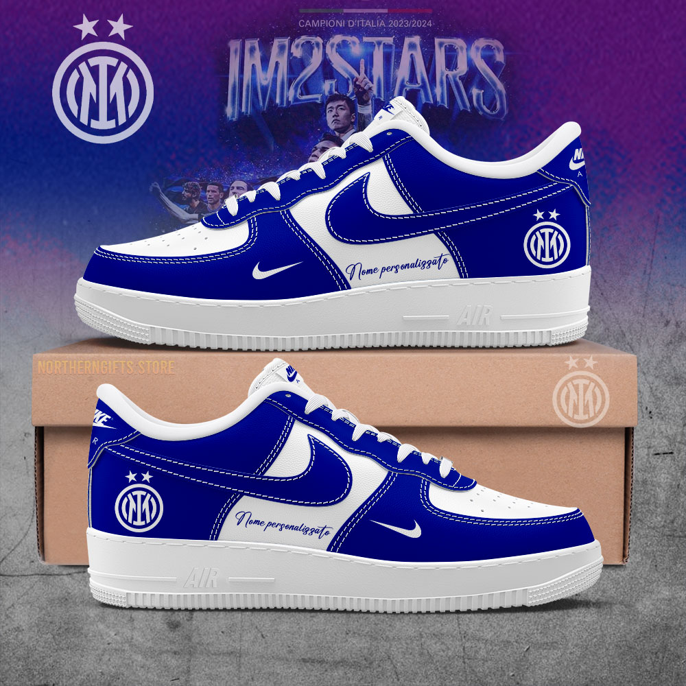 Sneakers Internazionale Milan Nome personalizzato per i tifosi-SP23042401ID10 - Famjoys Sneakers Internazionale Milan Nome personalizzato per i tifosi-SP23042401ID10 - Famjoys