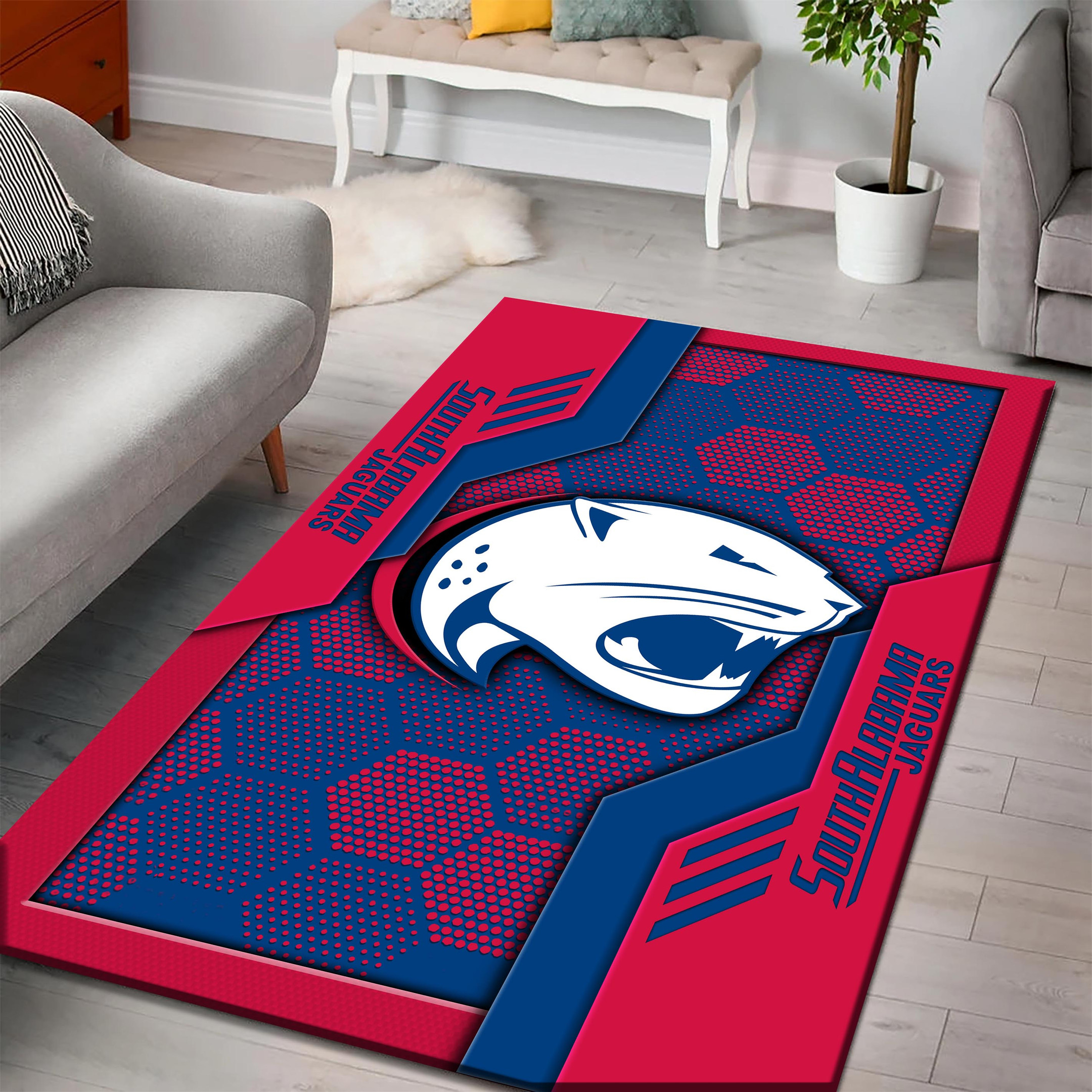 South Alabama Jaguars Area Rugs 3799 - Famjoys South Alabama Jaguars Area Rugs 3799 - Famjoys