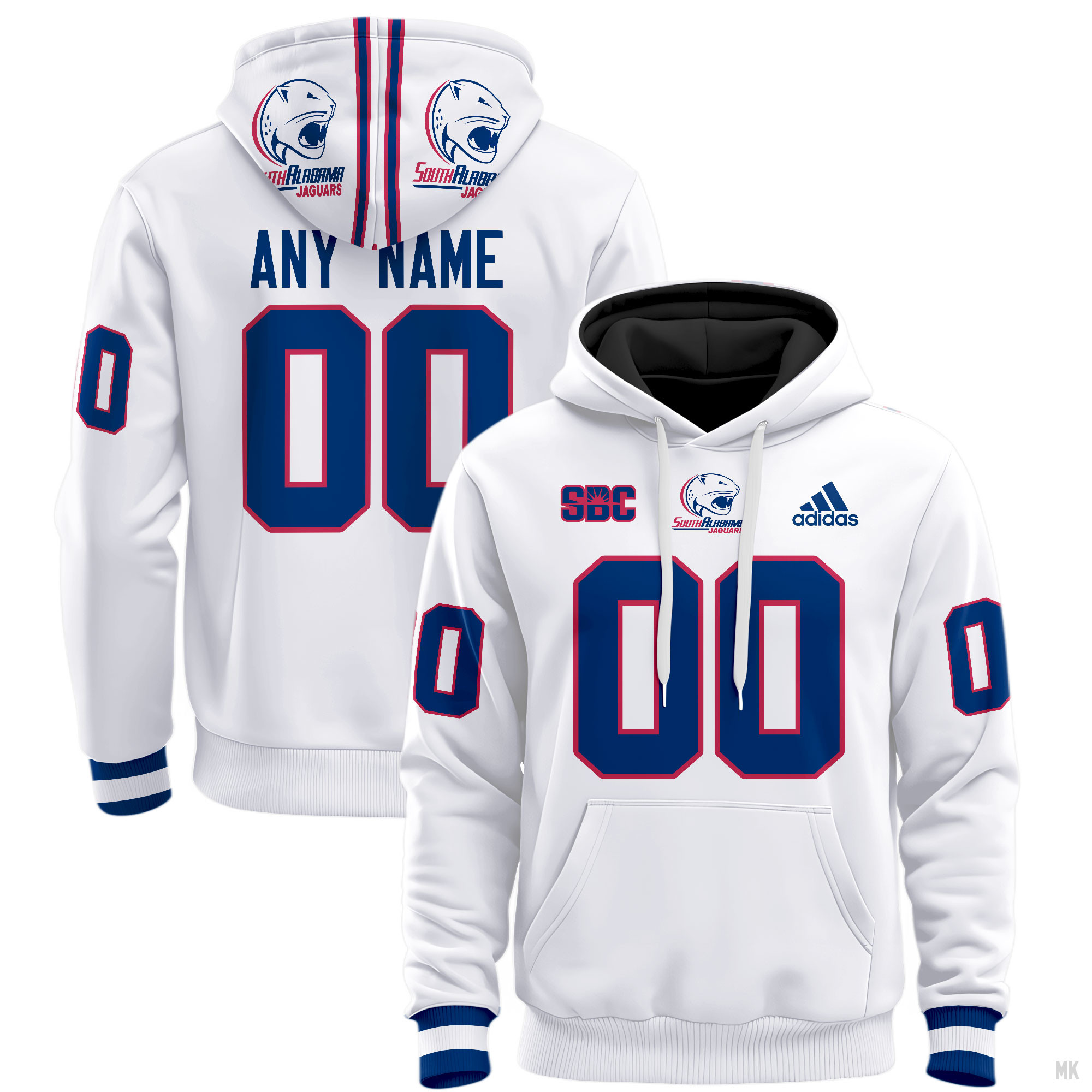 South Alabama Jaguars Football Hoodie - Famjoys South Alabama Jaguars Football Hoodie - Famjoys
