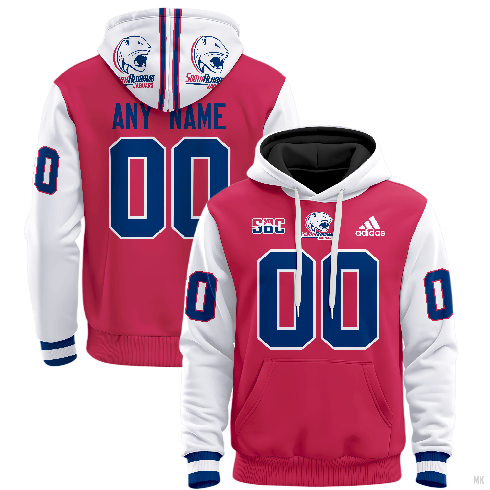 South Alabama Jaguars Football Hoodie - Famjoys South Alabama Jaguars Football Hoodie - Famjoys