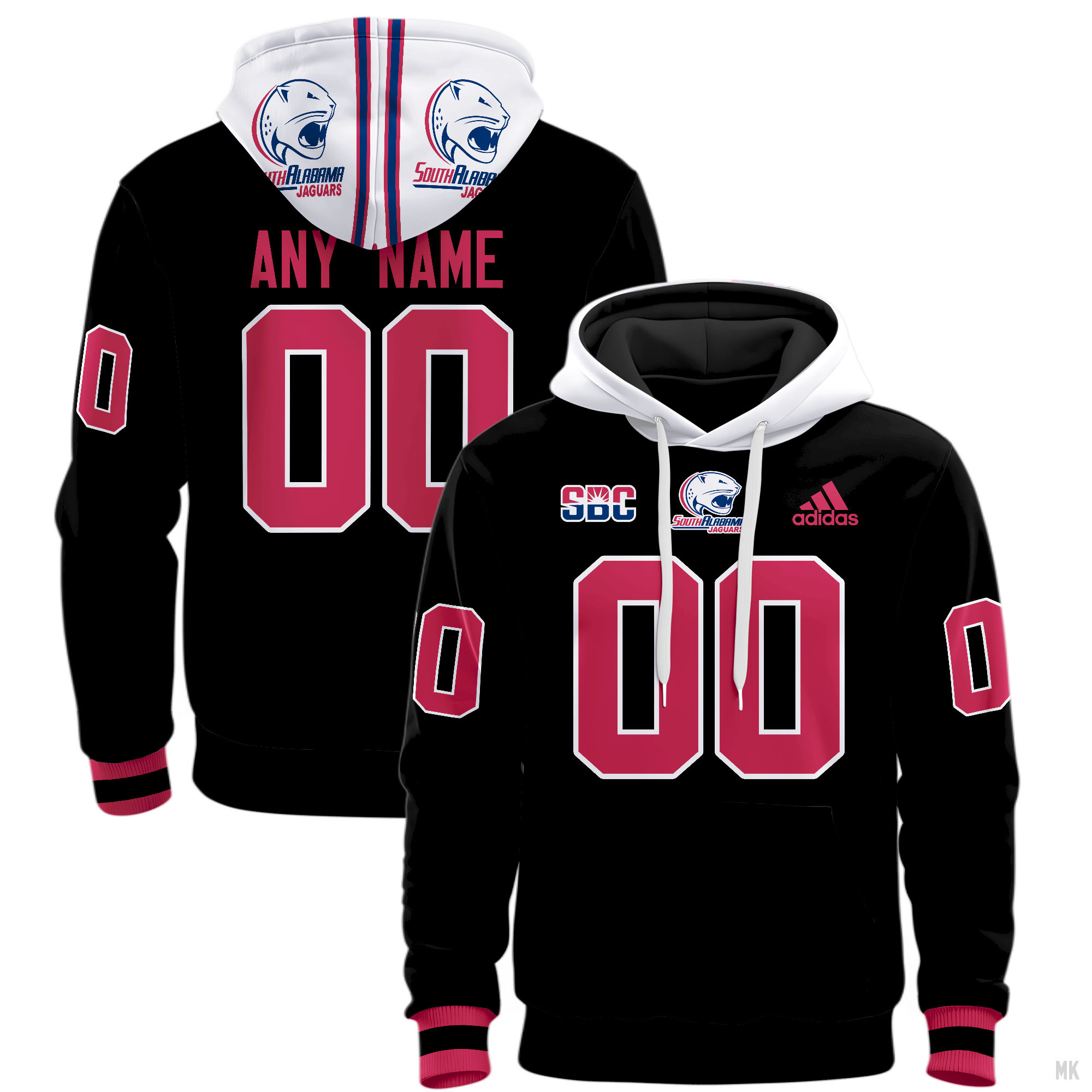 South Alabama Jaguars Football Hoodie - Famjoys South Alabama Jaguars Football Hoodie - Famjoys