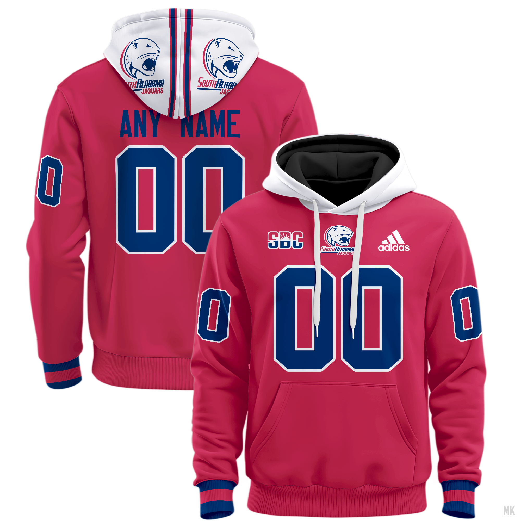 South Alabama Jaguars Football Hoodie - Famjoys South Alabama Jaguars Football Hoodie - Famjoys