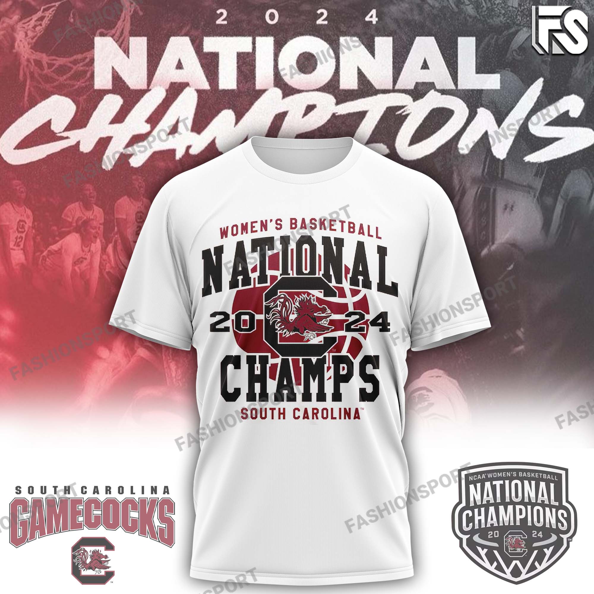 South Carolina Basketball Champion Flag - Famjoys South Carolina Basketball Champion Flag - Famjoys