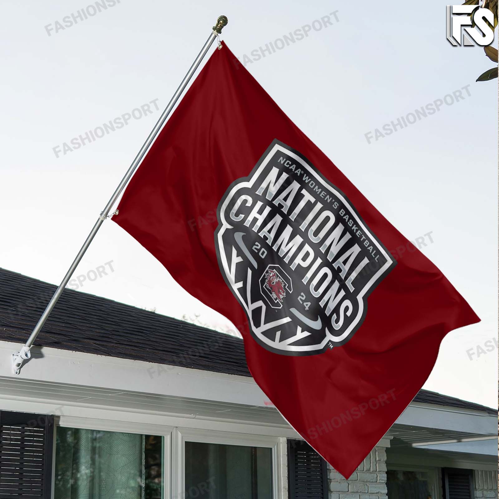 South Carolina Basketball Champion Flag - Famjoys South Carolina Basketball Champion Flag - Famjoys