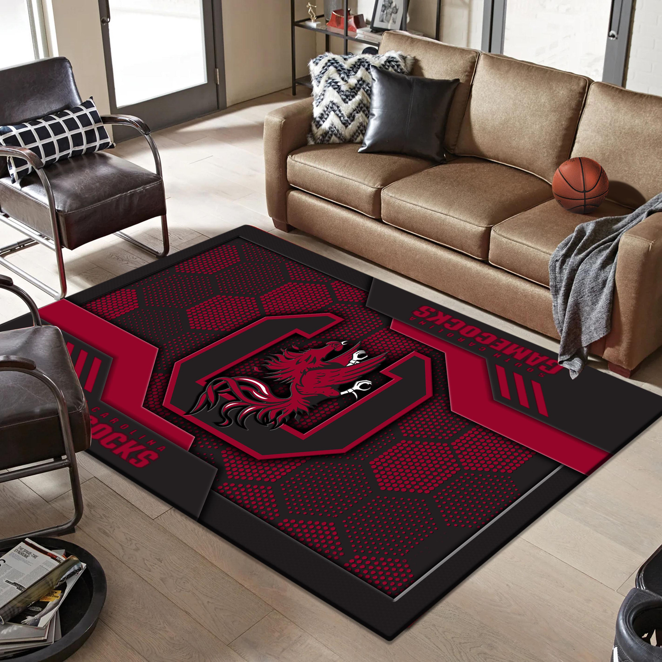 South Carolina Gamecocks Area Rugs 3703 - Famjoys South Carolina Gamecocks Area Rugs 3703 - Famjoys
