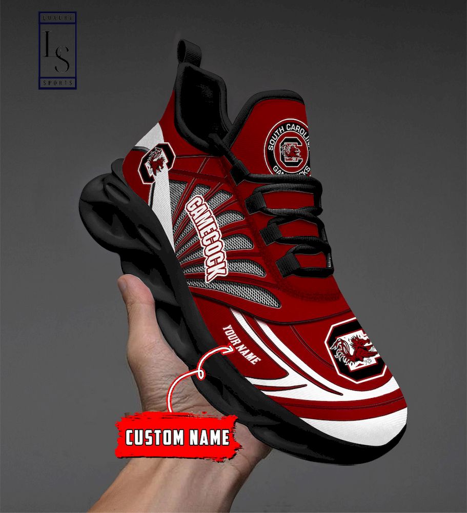 South Carolina Gamecocks Custom Name Max Soul Shoes - Famjoys South Carolina Gamecocks Custom Name Max Soul Shoes - Famjoys
