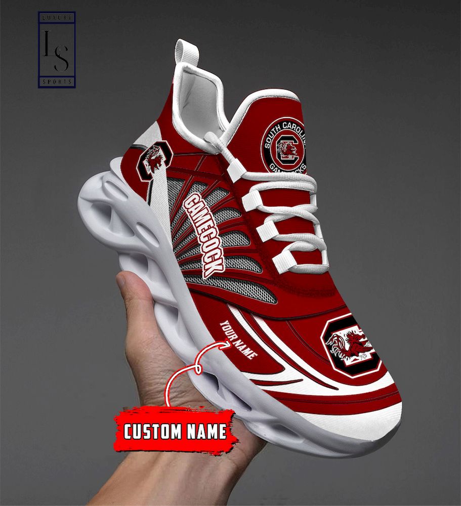 South Carolina Gamecocks Custom Name Max Soul Shoes - Famjoys South Carolina Gamecocks Custom Name Max Soul Shoes - Famjoys