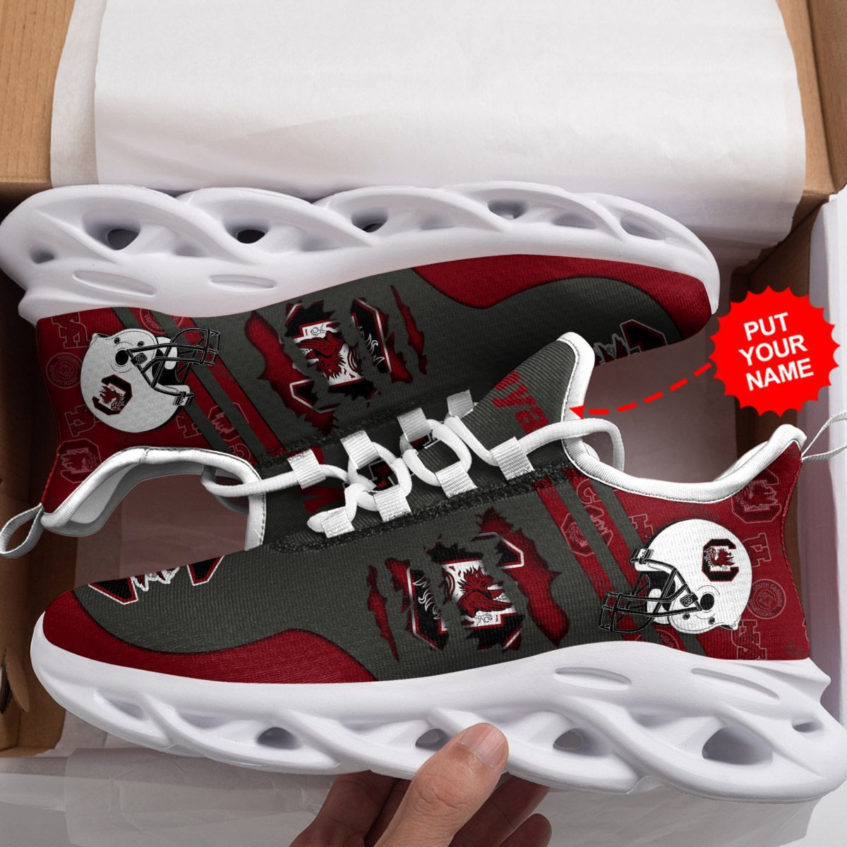 South Carolina Gamecocks Custom Personalized Max Soul Sneakers Shoes - Famjoys South Carolina Gamecocks Custom Personalized Max Soul Sneakers Shoes - Famjoys