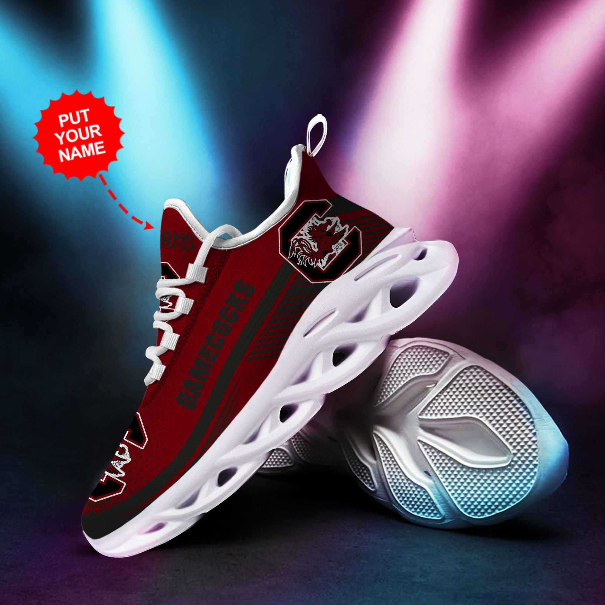 South Carolina Gamecocks Custom Personalized Max Soul Sneakers Shoes - Famjoys South Carolina Gamecocks Custom Personalized Max Soul Sneakers Shoes - Famjoys
