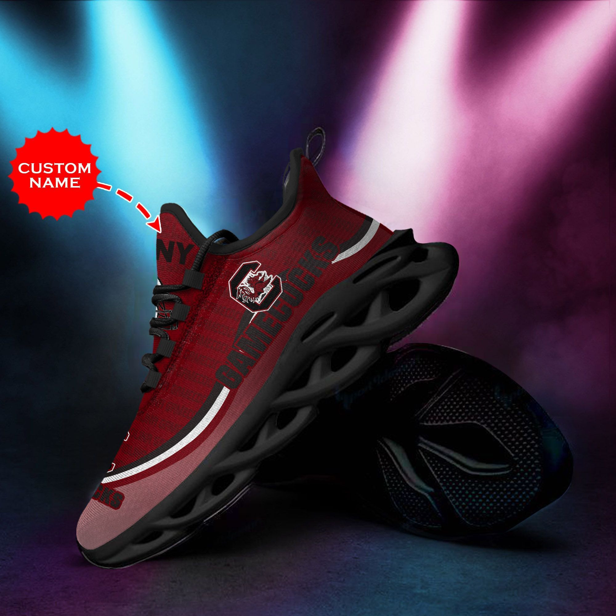 South Carolina Gamecocks Custom Personalized Max Soul Sneakers Shoes - Famjoys South Carolina Gamecocks Custom Personalized Max Soul Sneakers Shoes - Famjoys