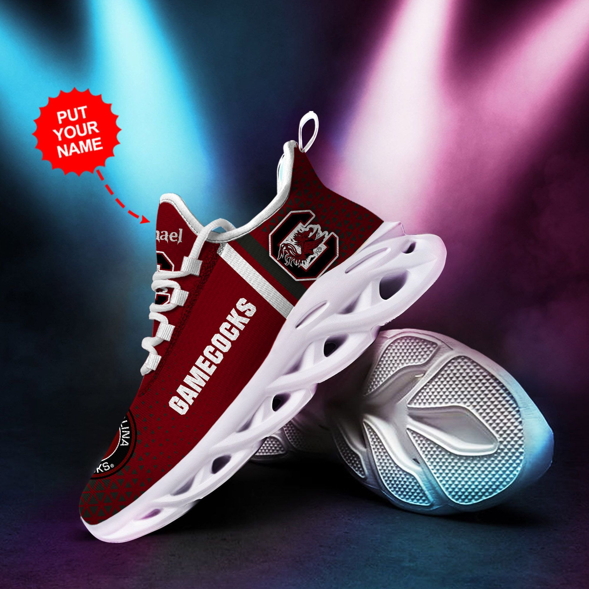 South Carolina Gamecocks Custom Personalized Max Soul Sneakers Shoes - Famjoys South Carolina Gamecocks Custom Personalized Max Soul Sneakers Shoes - Famjoys