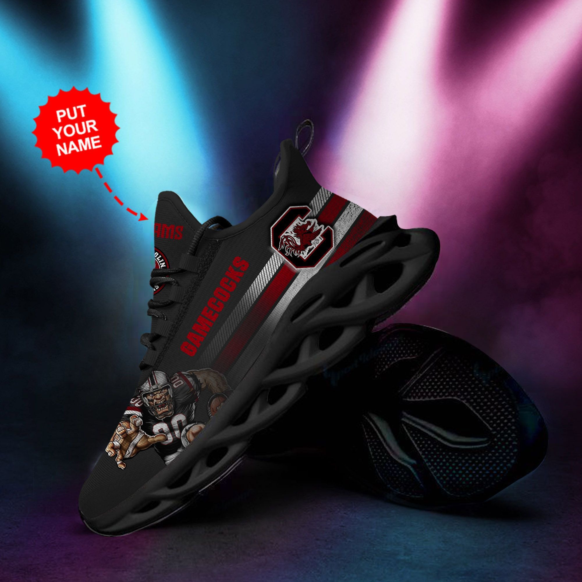 South Carolina Gamecocks Custom Personalized Max Soul Sneakers Shoes - Famjoys South Carolina Gamecocks Custom Personalized Max Soul Sneakers Shoes - Famjoys