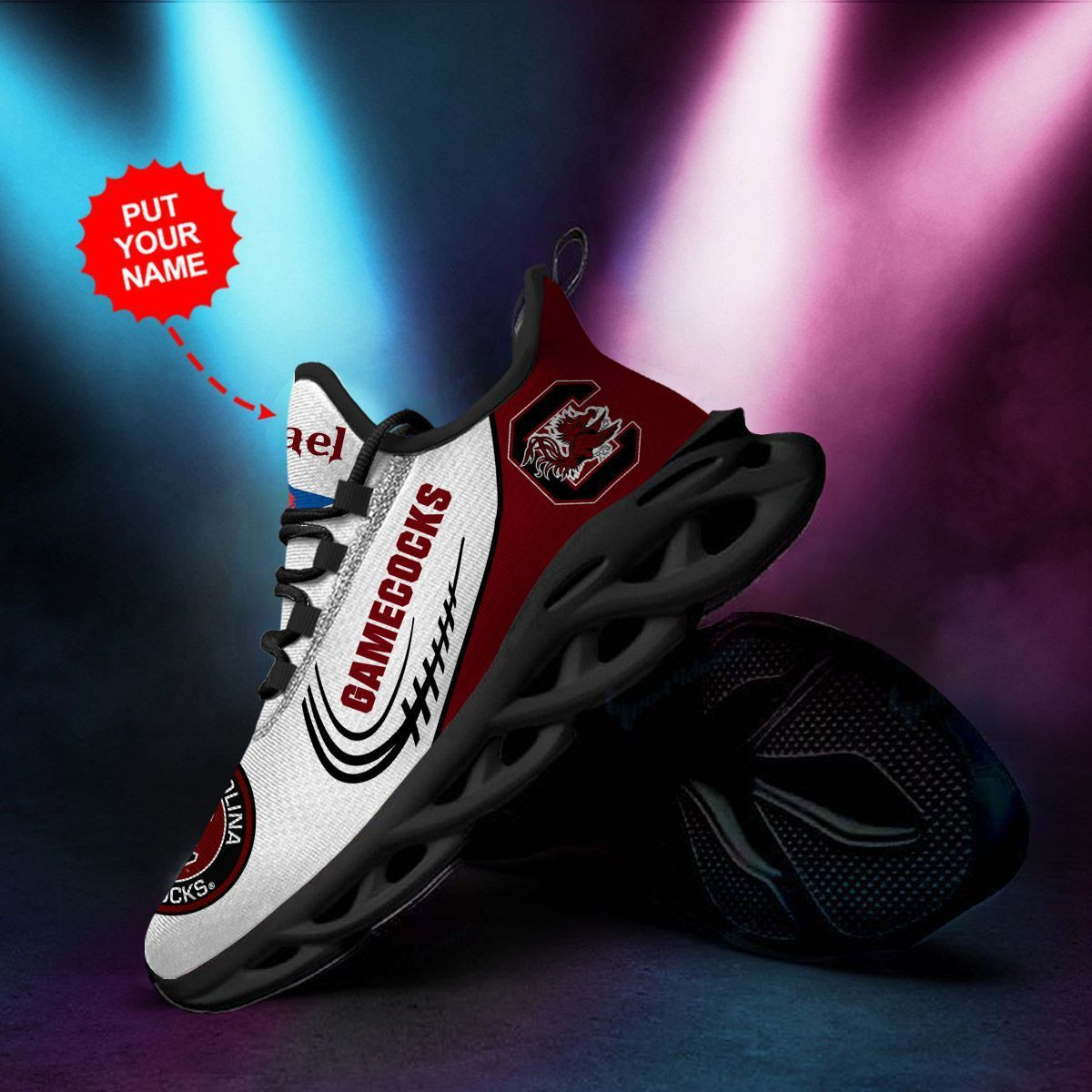 South Carolina Gamecocks Custom Personalized Max Soul Sneakers Shoes - Famjoys South Carolina Gamecocks Custom Personalized Max Soul Sneakers Shoes - Famjoys