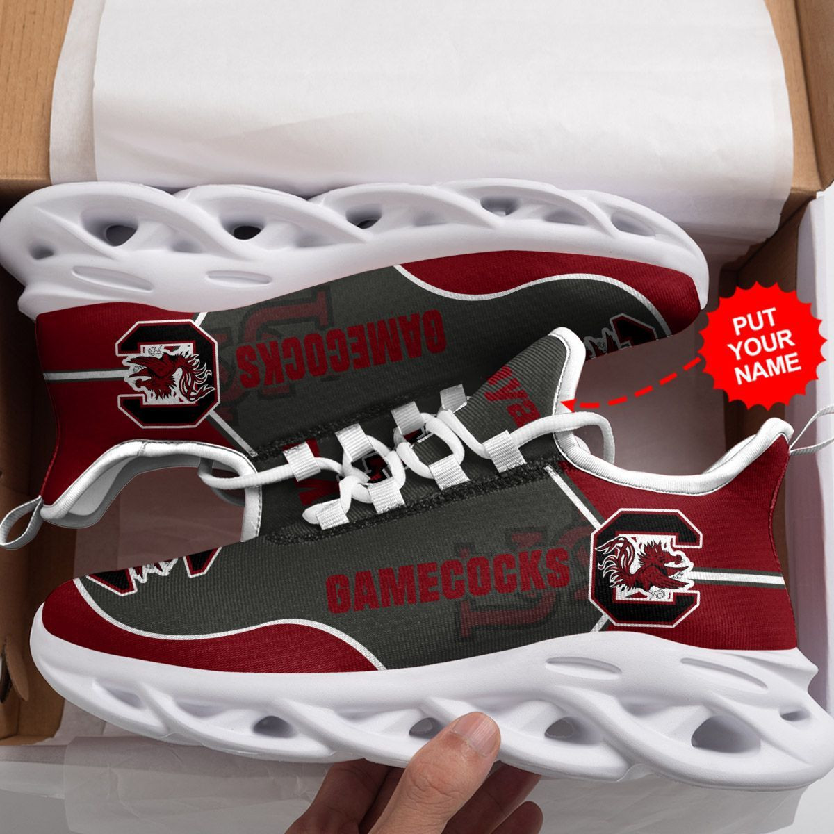 South Carolina Gamecocks Custom Personalized Max Soul Sneakers Shoes - Famjoys South Carolina Gamecocks Custom Personalized Max Soul Sneakers Shoes - Famjoys