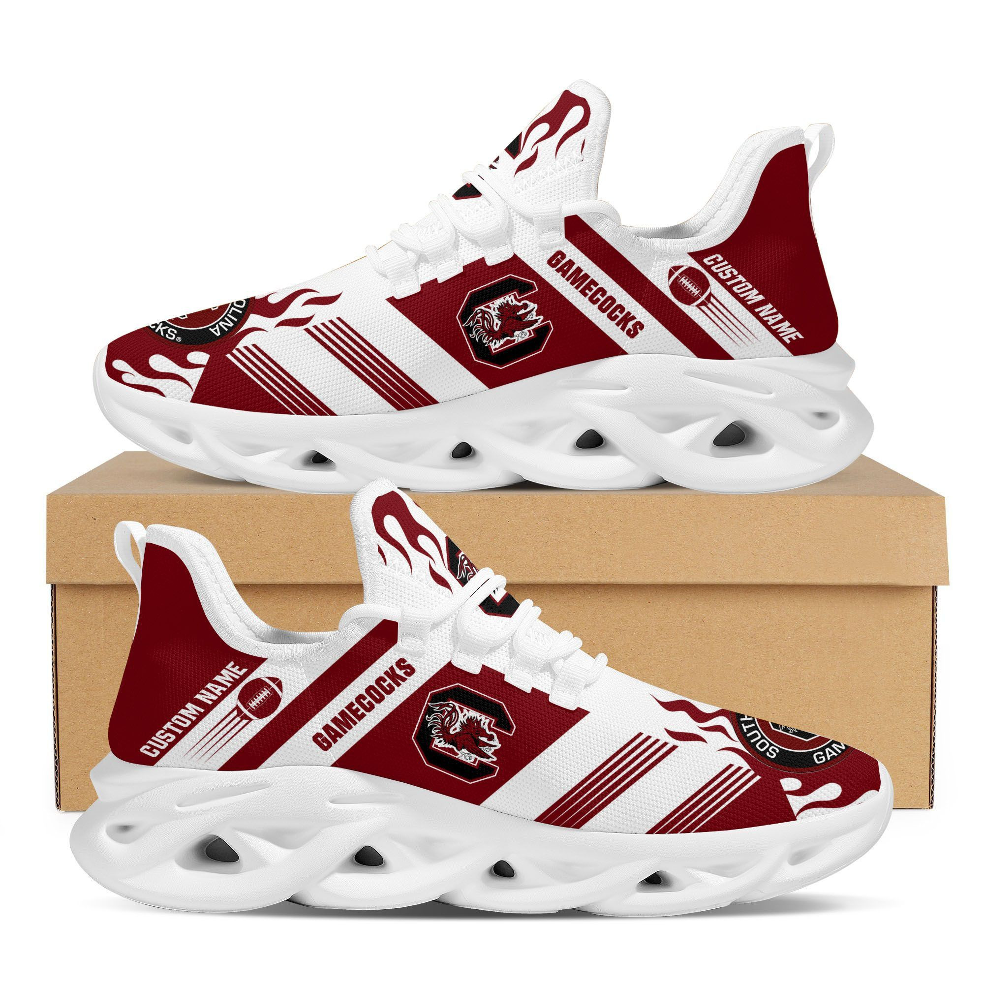 South Carolina Gamecocks Custom Personalized Max Soul Sneakers Shoes University of South Carolina - Famjoys South Carolina Gamecocks Custom Personalized Max Soul Sneakers Shoes University of South Carolina - Famjoys