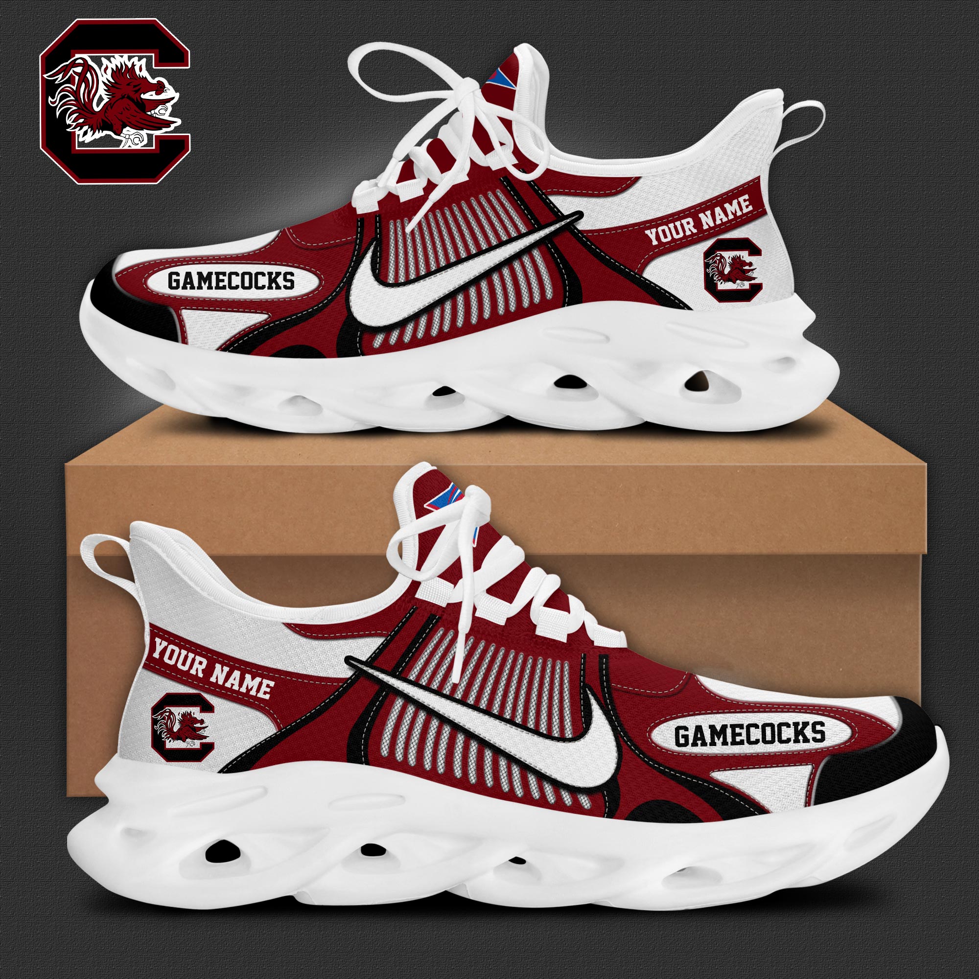 South Carolina Gamecocks    Max Soul Shoes