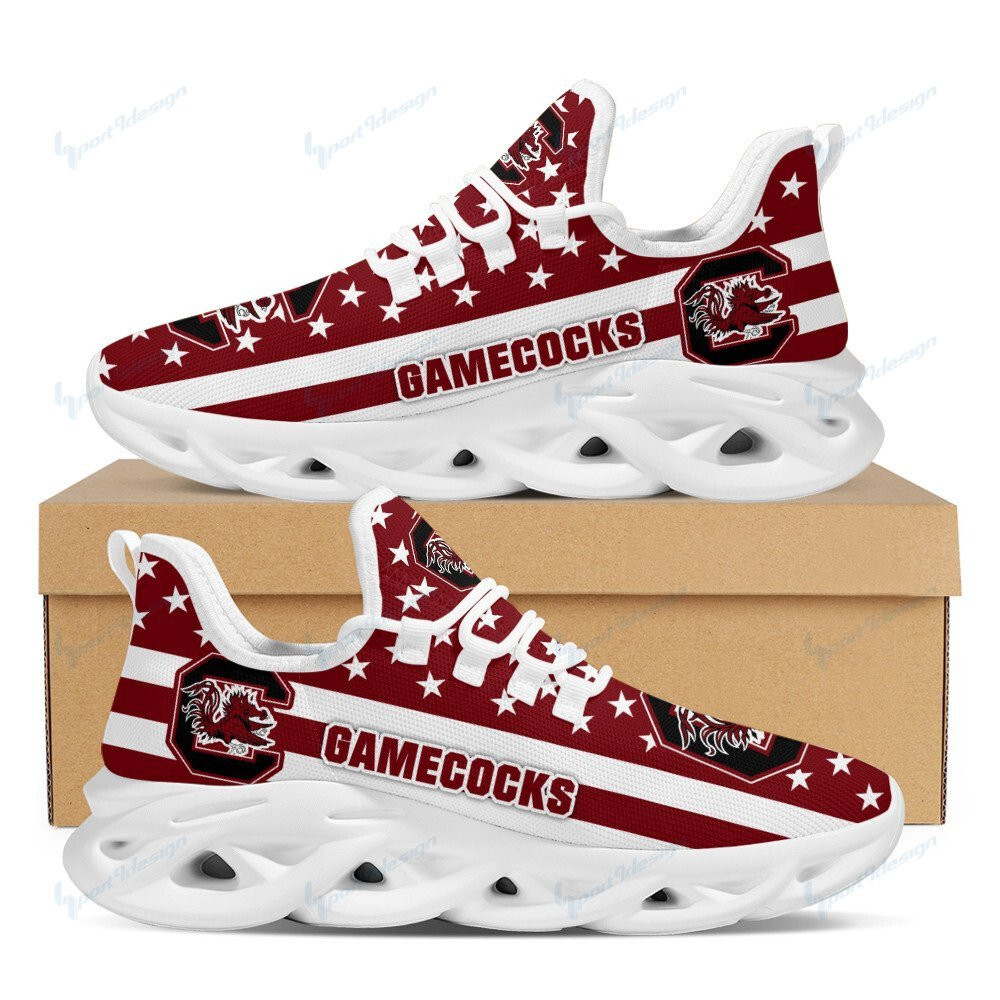 South Carolina Gamecocks Max Soul YZ Running Sneakers 12 - Famjoys South Carolina Gamecocks Max Soul YZ Running Sneakers 12 - Famjoys