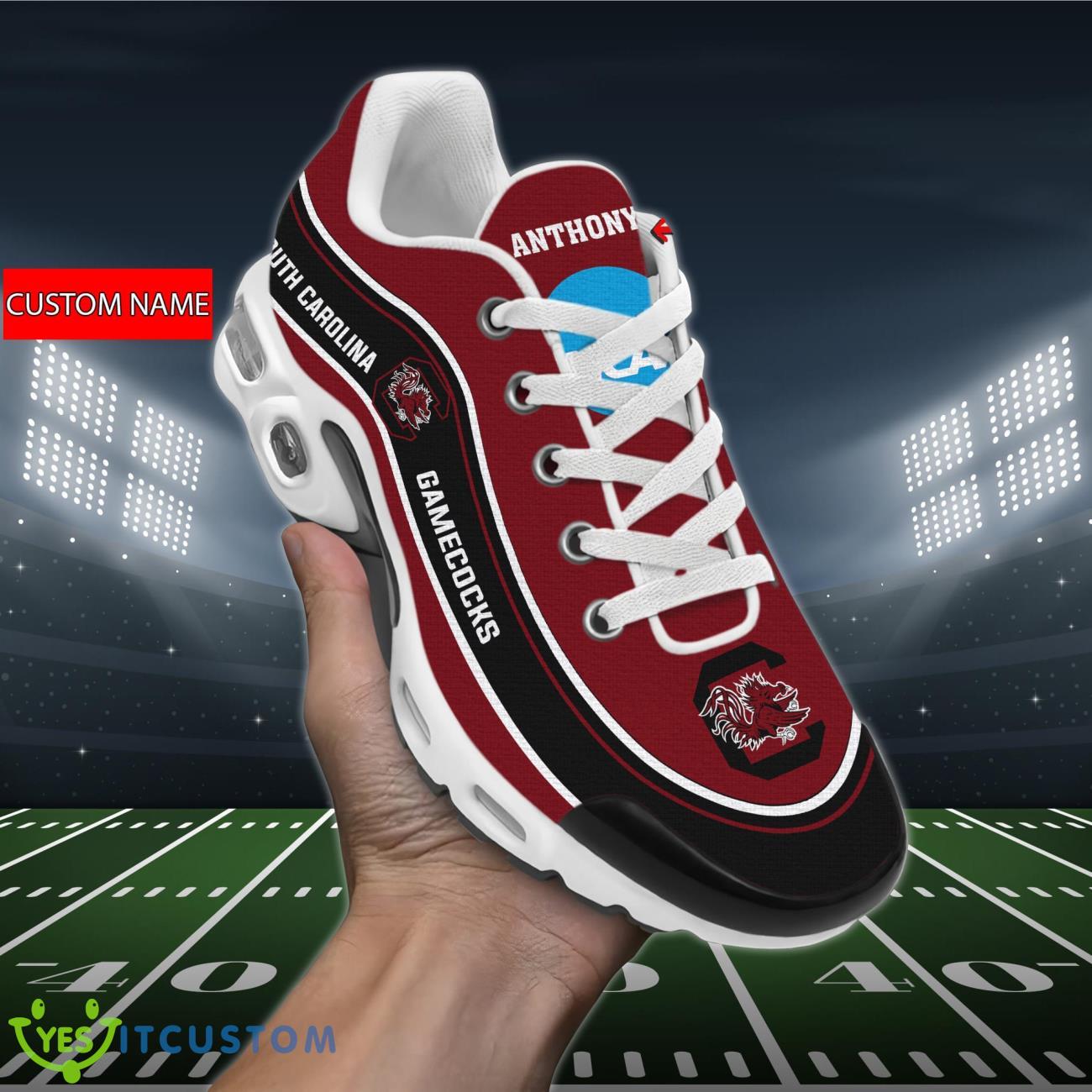 South Carolina Gamecocks NCAA Personalized Name Air Cushion Sports Shoes Sneaker KLTNS220444 - Famjoys South Carolina Gamecocks NCAA Personalized Name Air Cushion Sports Shoes Sneaker KLTNS220444 - Famjoys