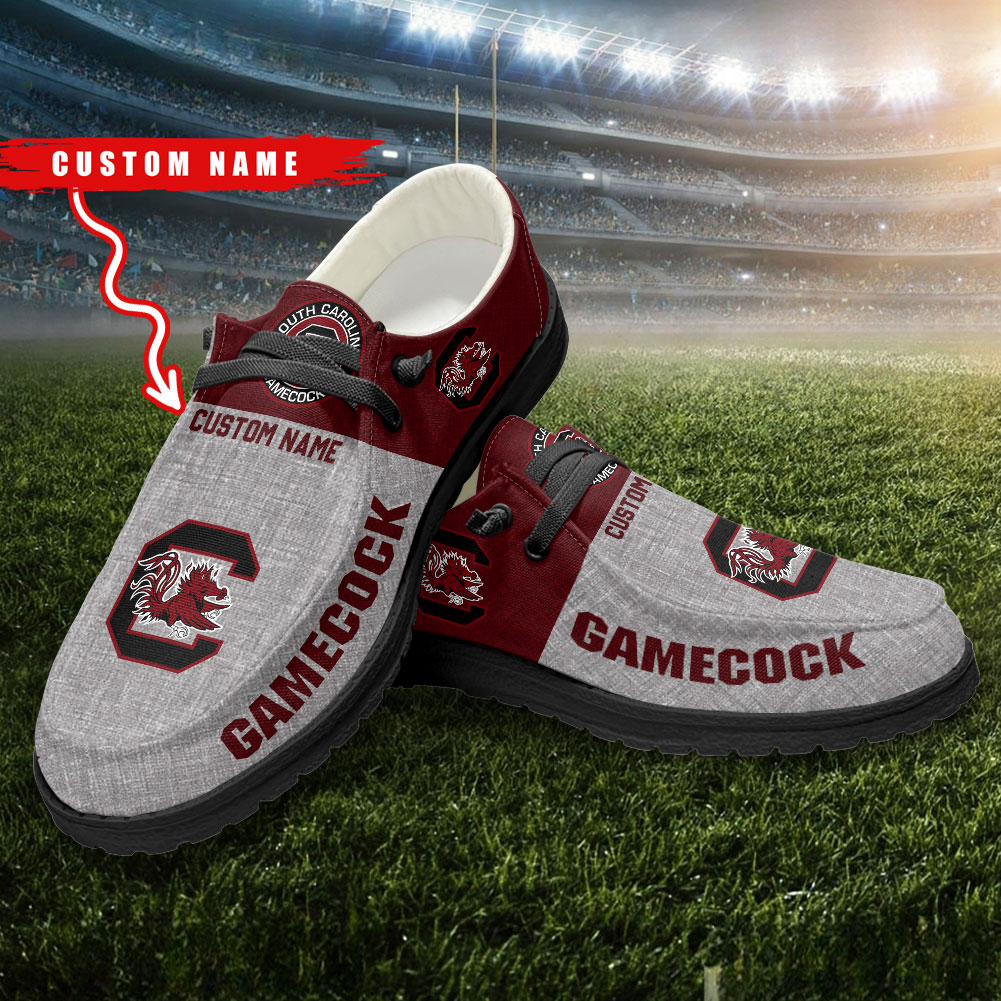 South Carolina Gamecocks Personalized Hey Dude Shoes - Famjoys South Carolina Gamecocks Personalized Hey Dude Shoes - Famjoys