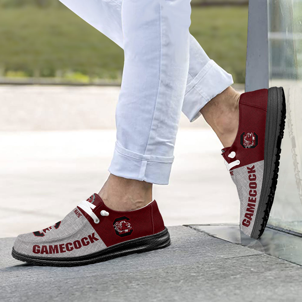 South Carolina Gamecocks Personalized Hey Dude Shoes - Famjoys South Carolina Gamecocks Personalized Hey Dude Shoes - Famjoys