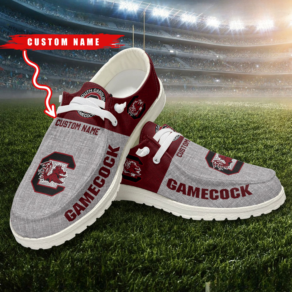 South Carolina Gamecocks Personalized Hey Dude Shoes - Famjoys South Carolina Gamecocks Personalized Hey Dude Shoes - Famjoys