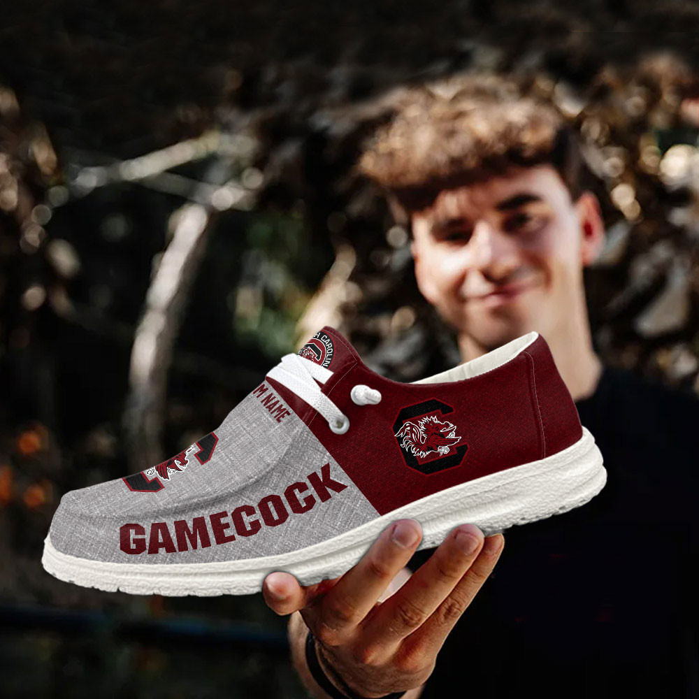 South Carolina Gamecocks Personalized Hey Dude Shoes - Famjoys South Carolina Gamecocks Personalized Hey Dude Shoes - Famjoys