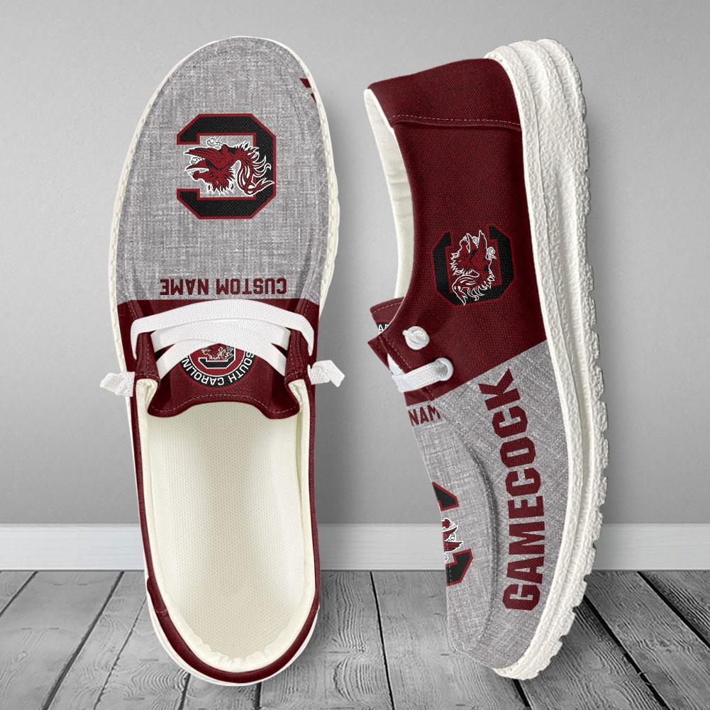 South Carolina Gamecocks Personalized Hey Dude Shoes - Famjoys South Carolina Gamecocks Personalized Hey Dude Shoes - Famjoys